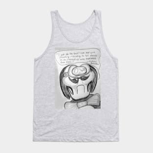 Predator Penguin Quotes Anthony Bourdain Tank Top